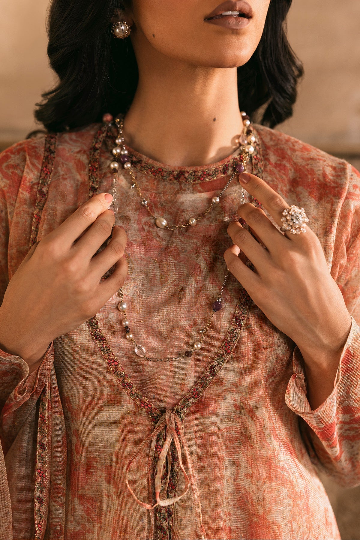 SHIMMER NET | EMBROIDERED
