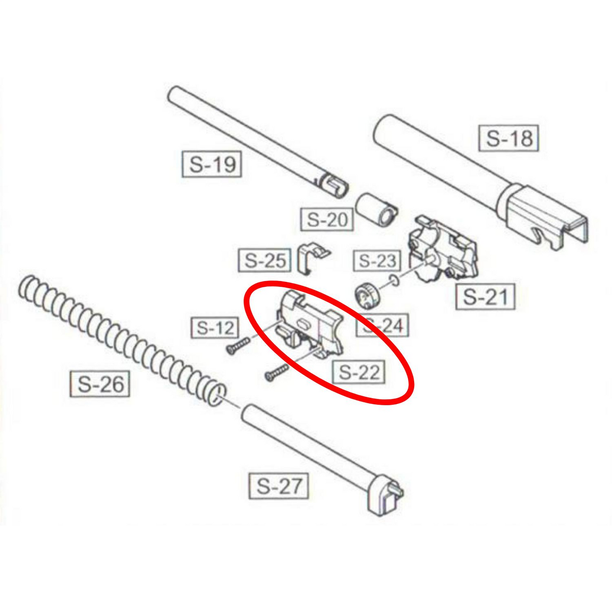 We F226 Yedek Parça Parts No #22