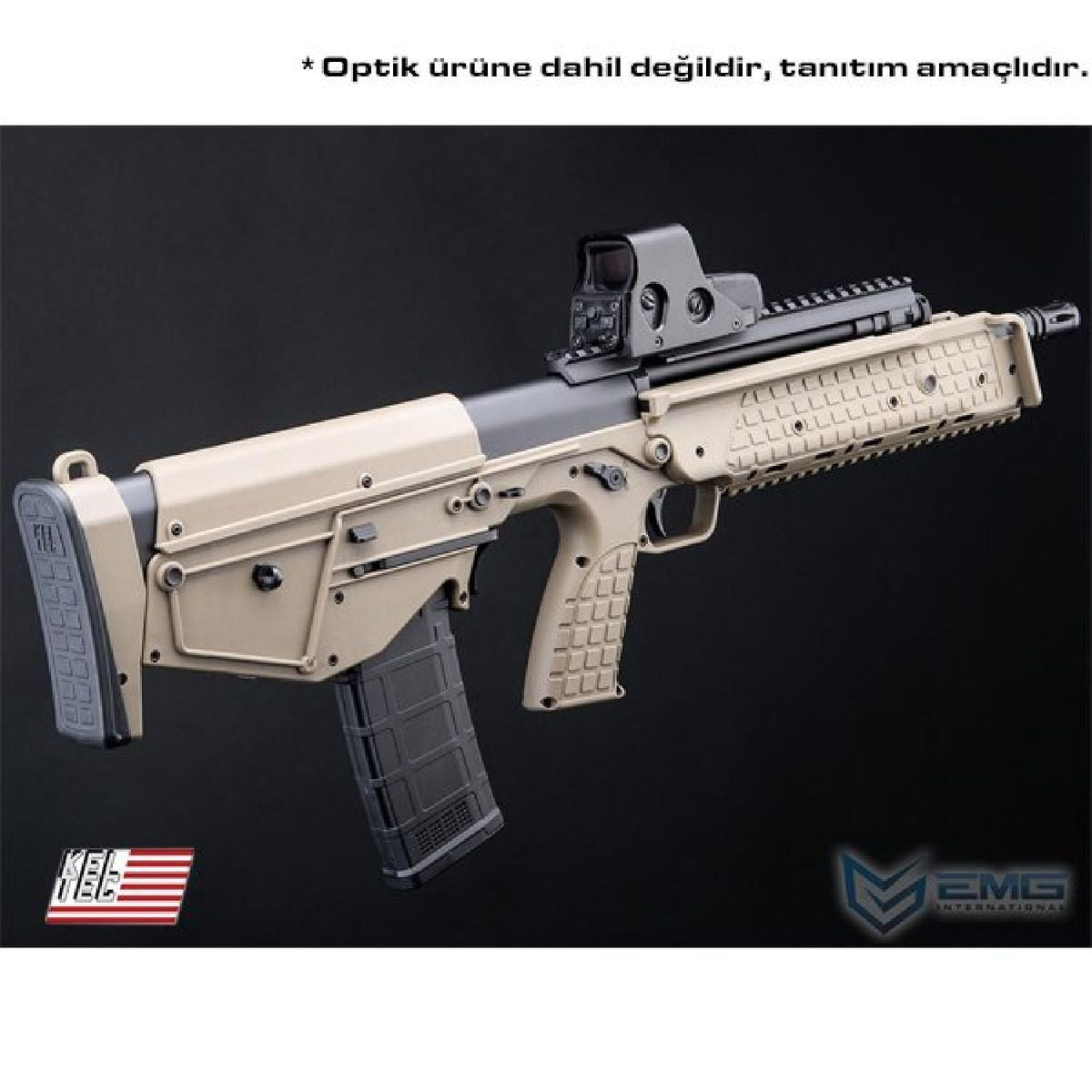 EMG / Kel-Tec Lisanslı RDB17 Tan Bullpup AEG Airsoft Tüfek