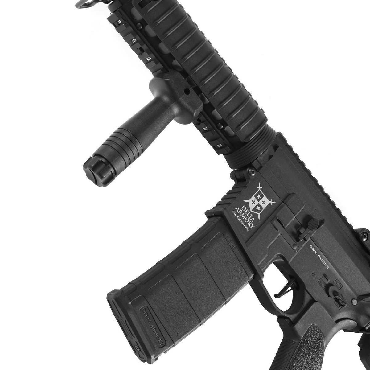 Delta Armory AR15 RIS BRAVO Siyah AEG Airsoft Tüfek / Pil Şarj Setli