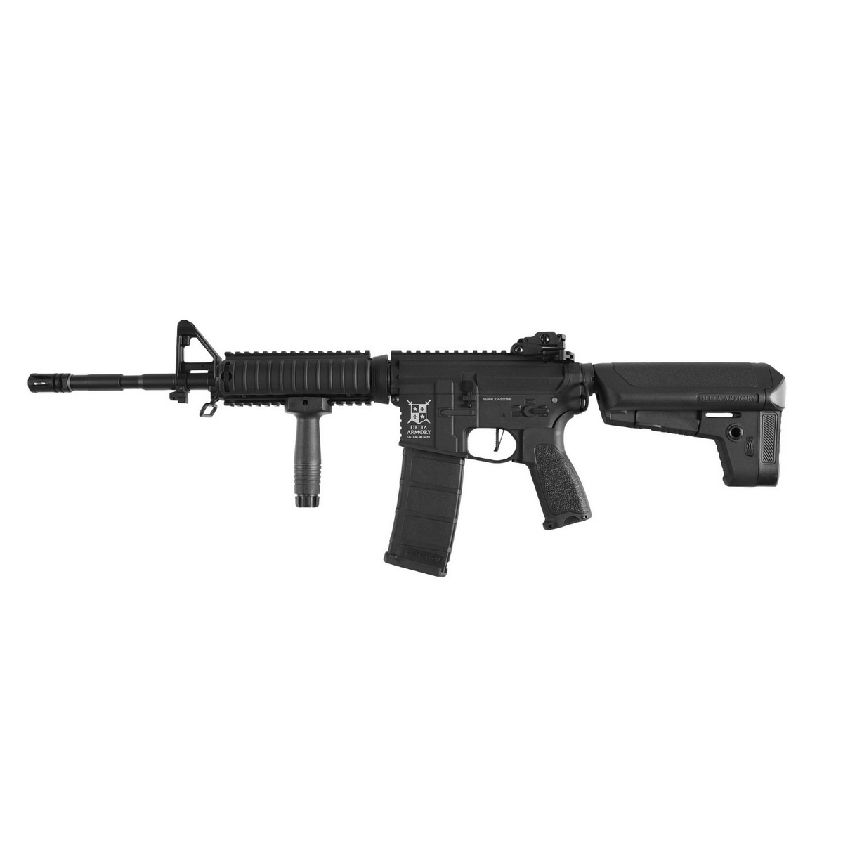 Delta Armory AR15 RIS BRAVO Siyah AEG Airsoft Tüfek / Pil Şarj Setli