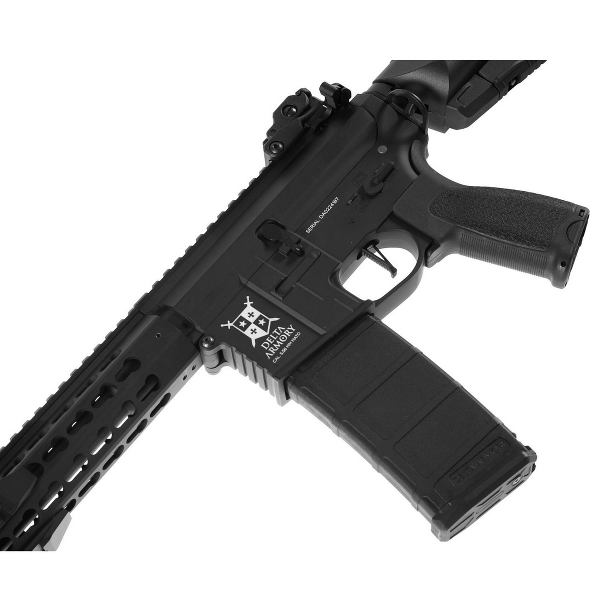 Delta Armory AR15 KeyMod 8” ALPHA Airsoft Tüfek Siyah - DA-A05