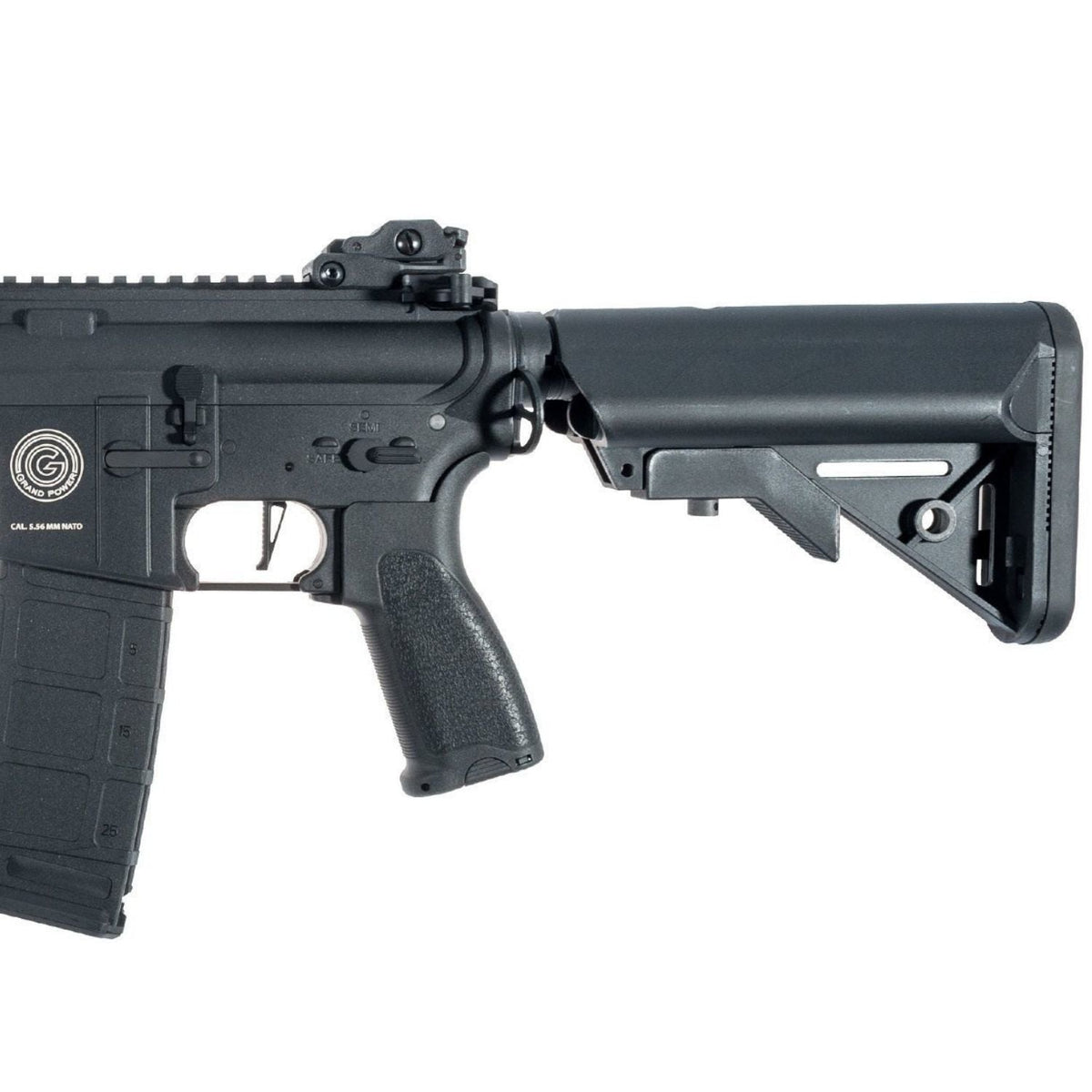 Delta Armory Grand Power AR15 KeyMod 10'' Charlie PIL SARJ SET Airsoft Tüfek / Siyah DA-GP-C04