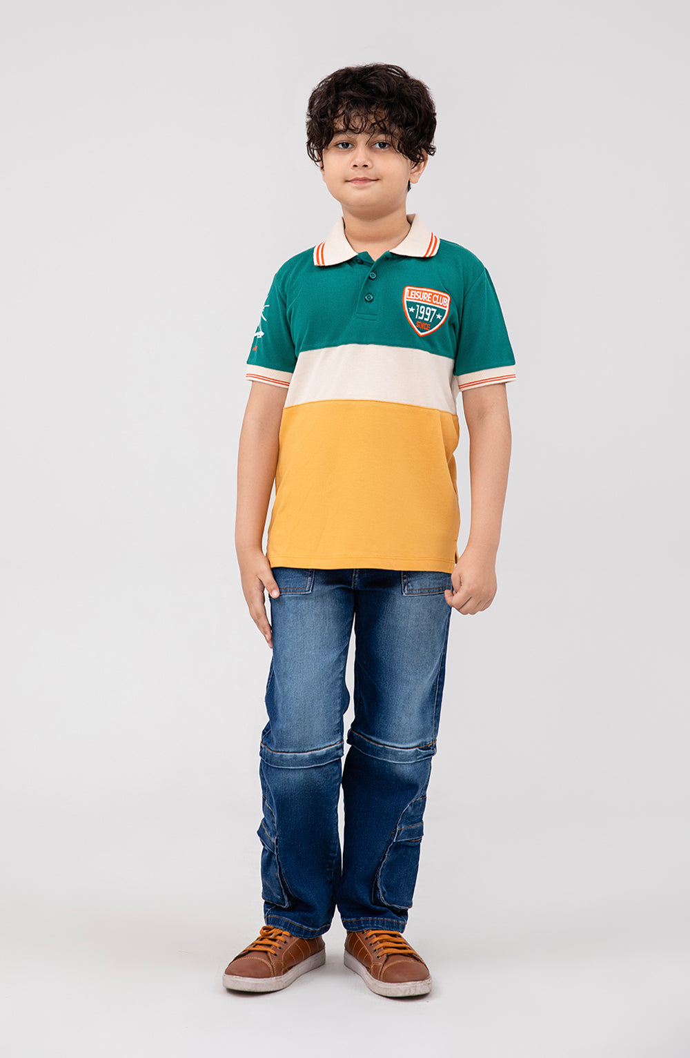 Boys Embroidered Polo - BKP707325