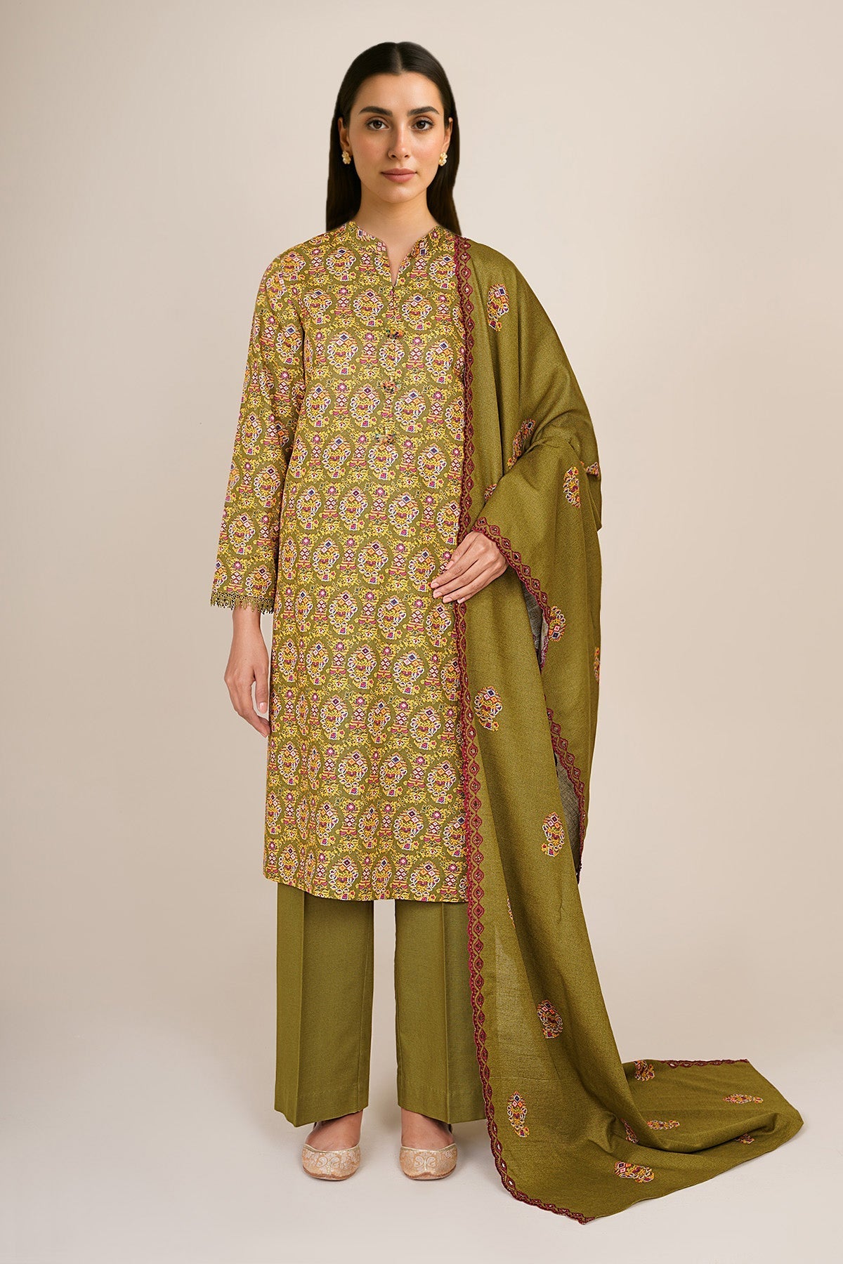 KHADDAR | EMBROIDERED