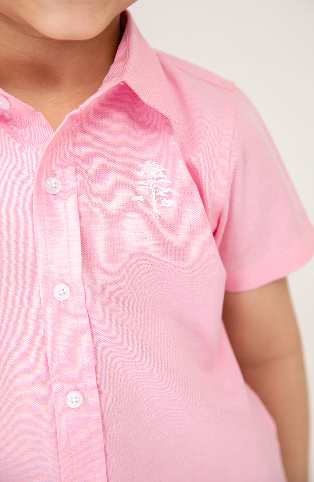 Boys Oxford Pink Shirt - IBW707125