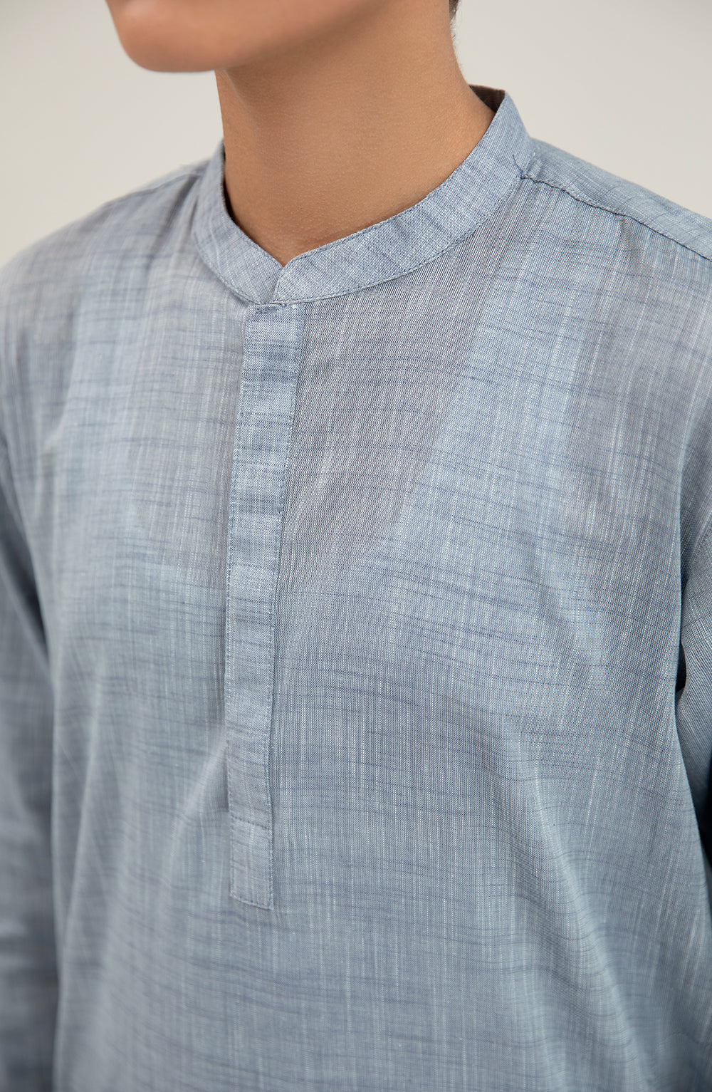 Boys Hidden Placket Kurta - SBK701125