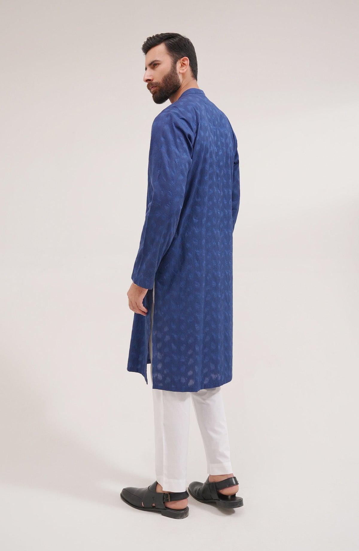 Men's Embroidered Kurta - SMK709125