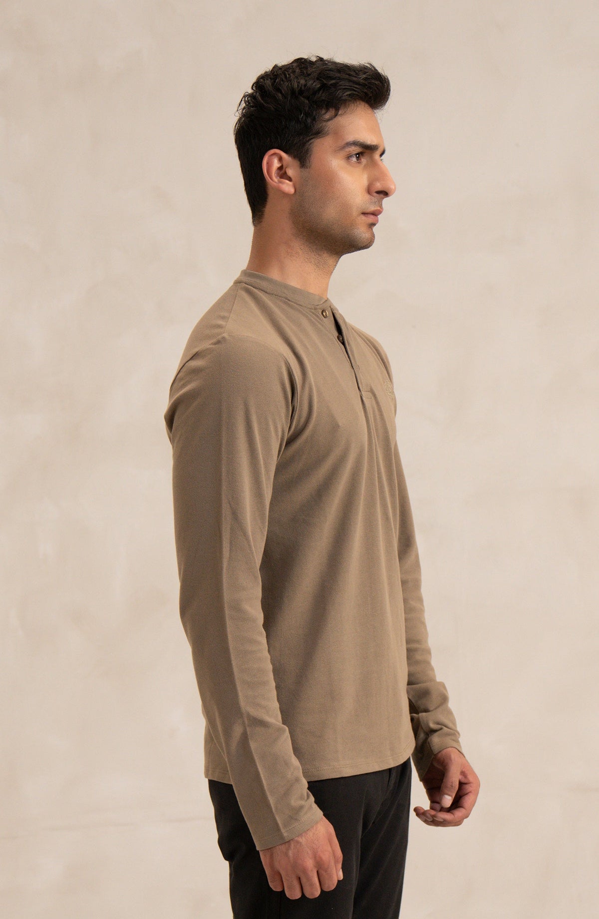 Men's Pique Henley - SWS806A225