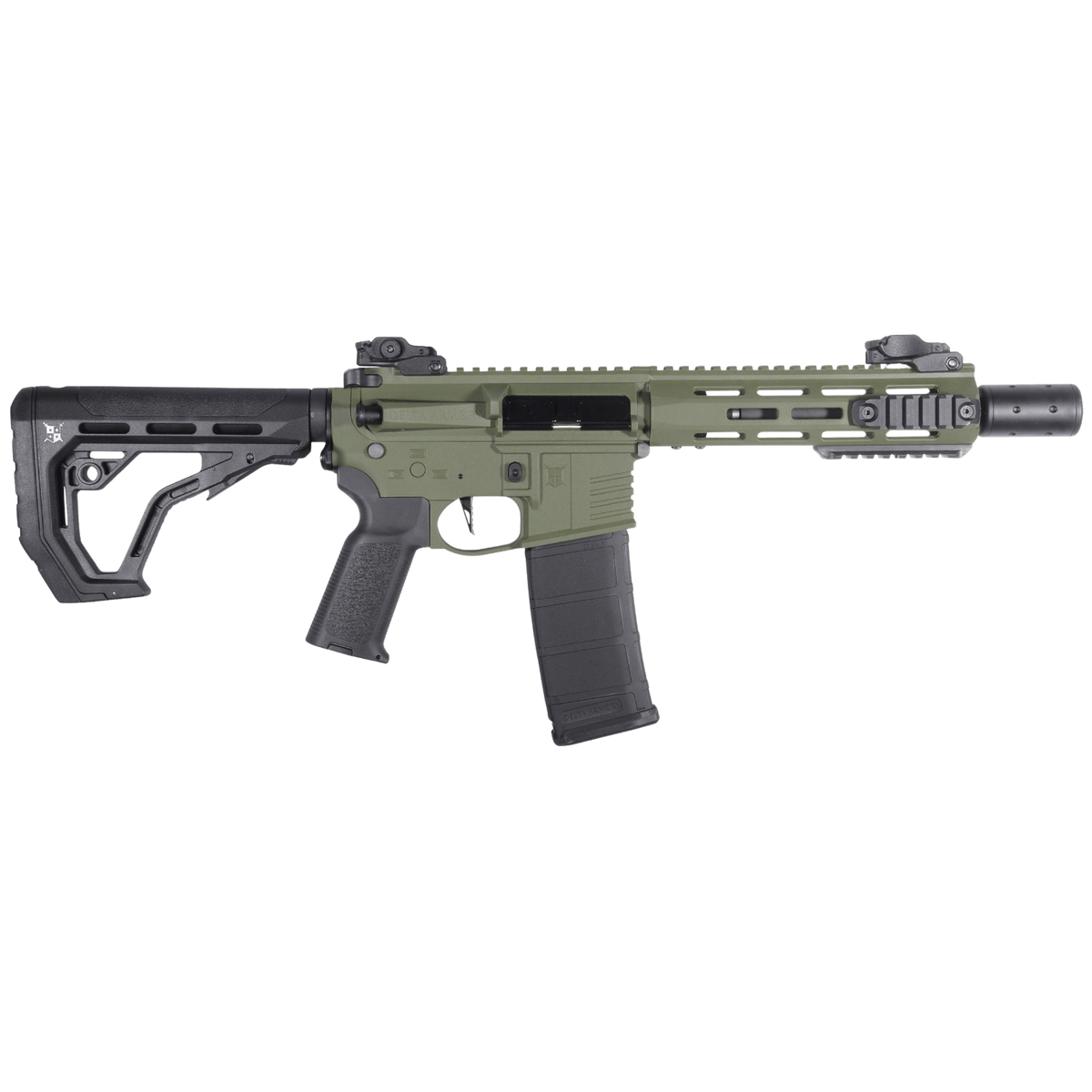 Delta Armory M4 AR15 M-LOK SilentOps 8'' Charlie HAKİ Airsoft Tüfek