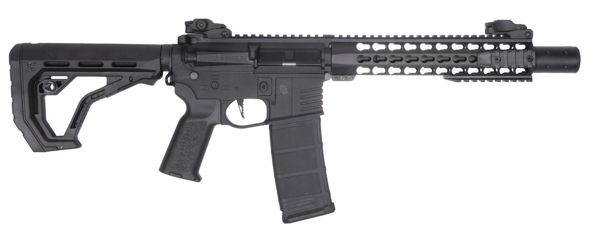 Delta Armory Airsoft Rifle AR15 KeyMod 10'' Charlie EAGLE Tüfek Siyah