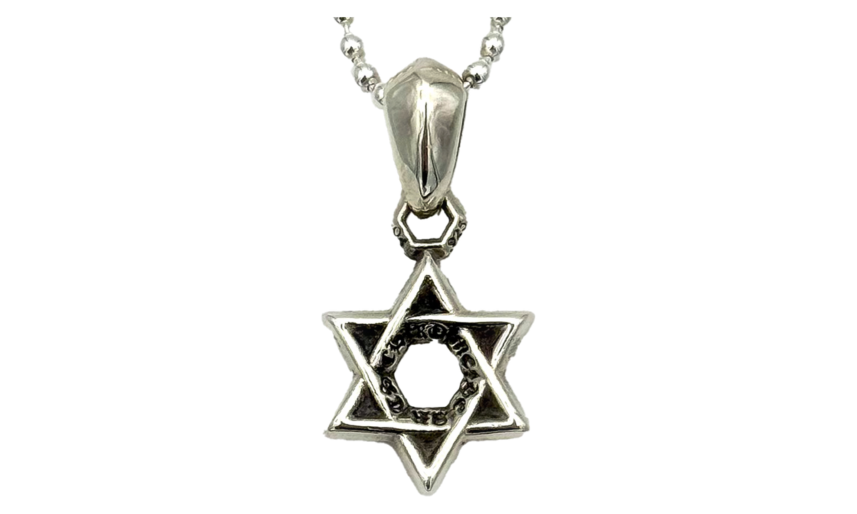 Star of David pendant with ball chain "24 Inches" CHRM1931