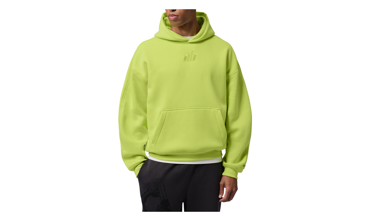 Jordan Brooklyn Fleece Oversized Pullover Hoodie "Cyber" IV7367 389
