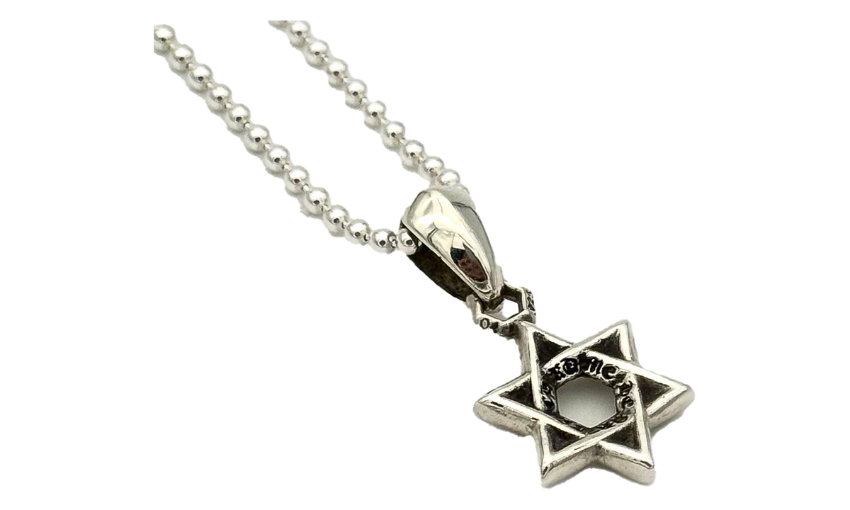 Star of David pendant with ball chain "24 Inches" CHRM1931