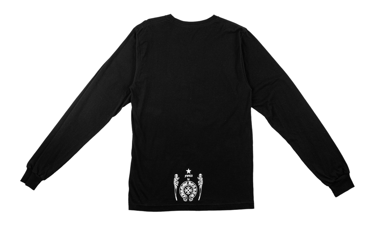 Foti Keyhole Long Sleeve Tee "Black" CHRM1814