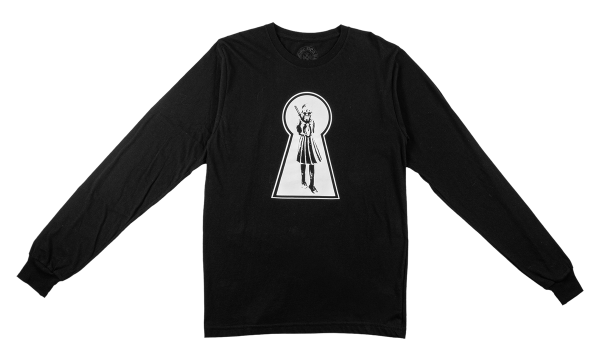 Foti Keyhole Long Sleeve Tee "Black" CHRM1814