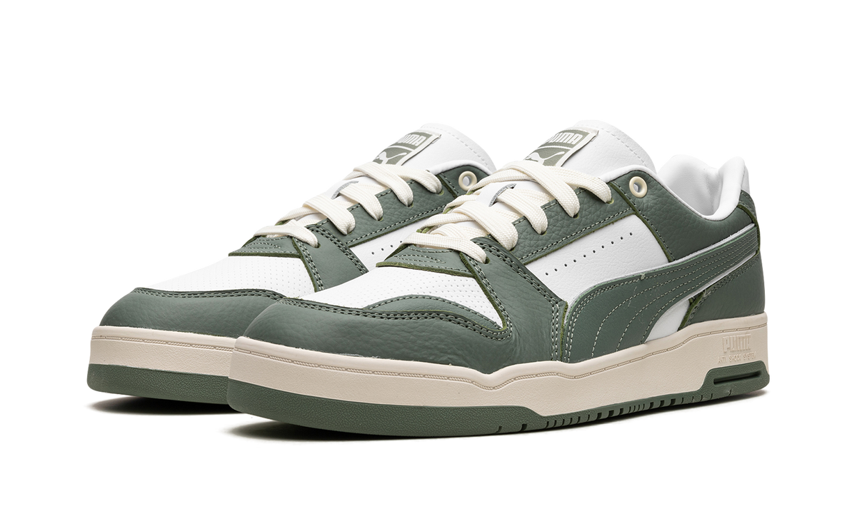 Slipstream Lo Vintage "PUMA White / Eucalyptus" 394693 02