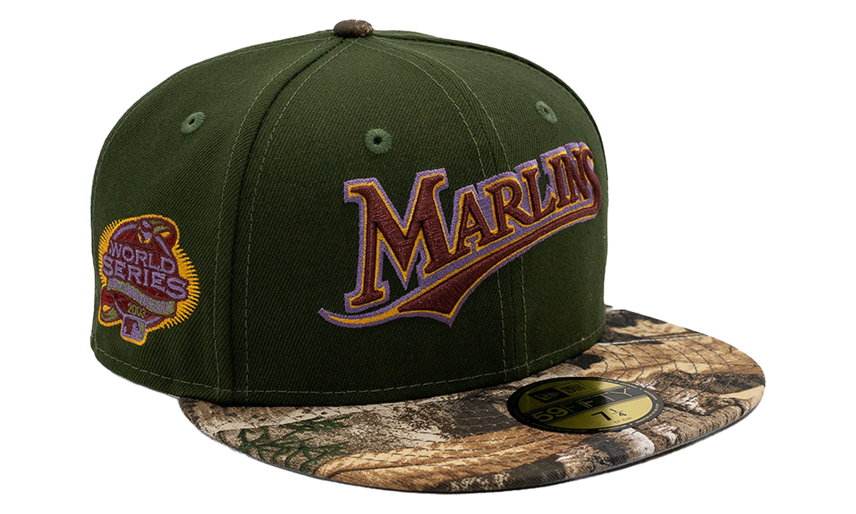 59FIFTY Florida Marlins Script 100th World Series "Rifle Green" 70819795