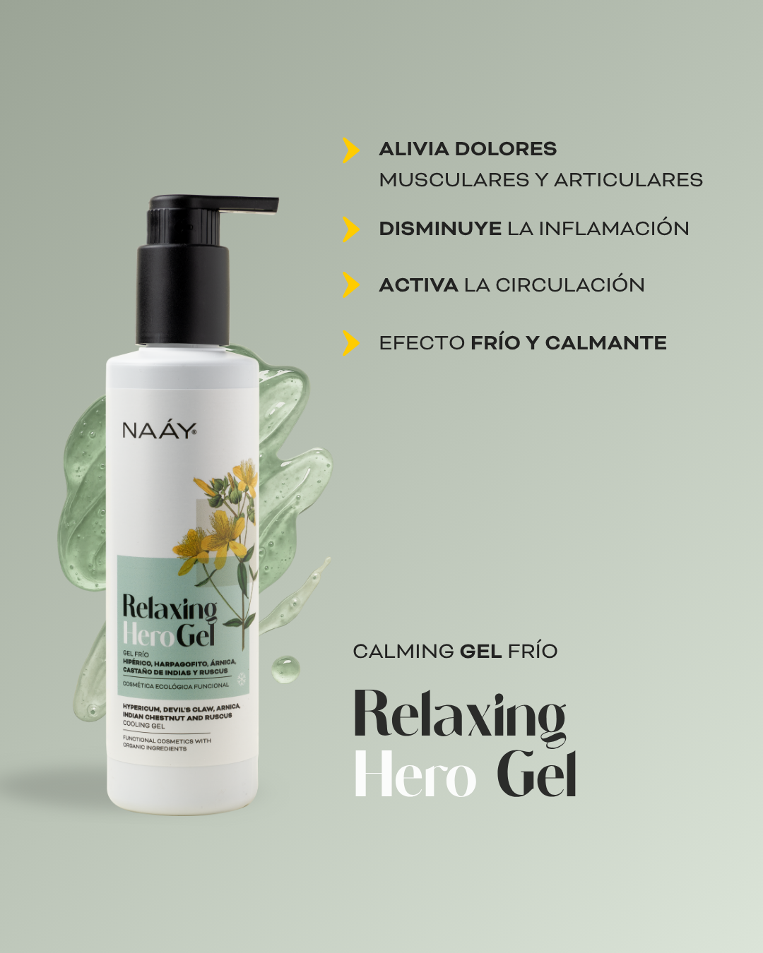 Relaxing Hero Gel | Gel Corporal Calmante Frío