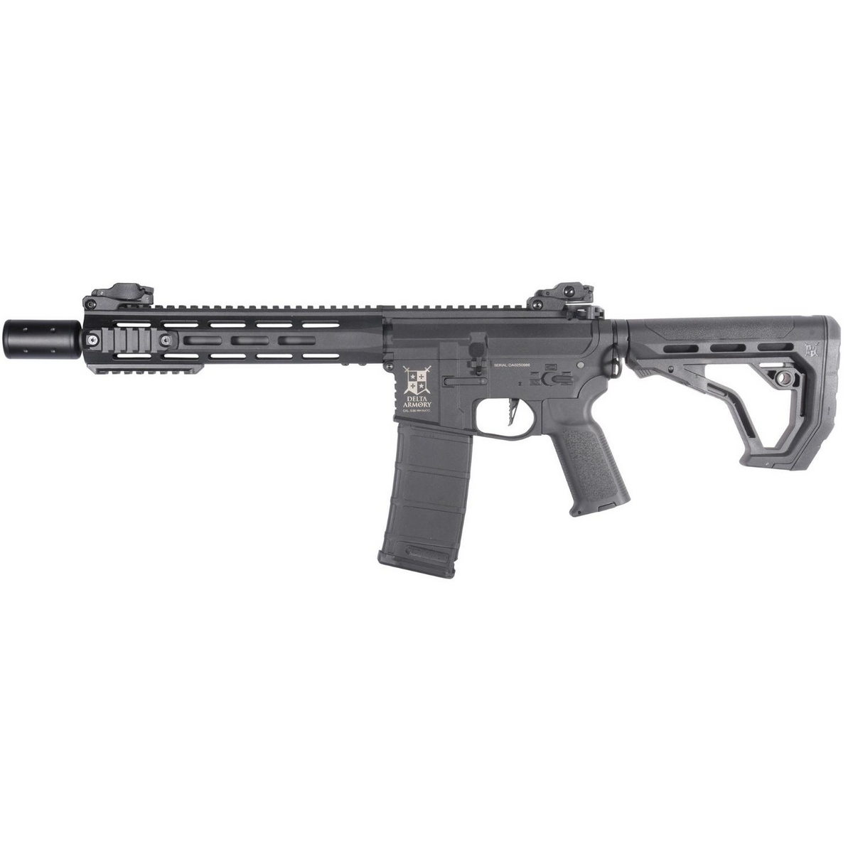 Delta Armory M4 AR15 MLOK SilentOps 10'' Charlie EAGLE SIYAH DA-C11-EGL