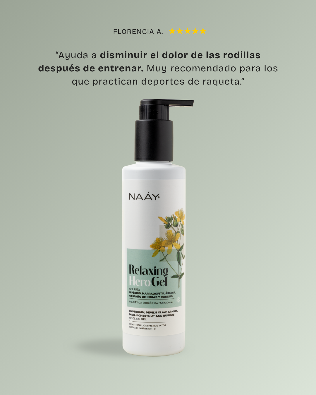 Relaxing Hero Gel | Gel Corporal Calmante Frío