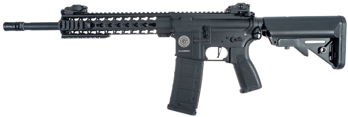Delta Armory Grand Power AR15 KeyMod 10'' Charlie  PIL SARJ SET Airsoft Tüfek / Siyah DA-GP-C04