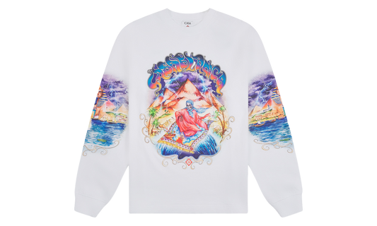 Eveil Ancestral Printed Long-Sleeve Tee "White" MAW26 JTS 102 02