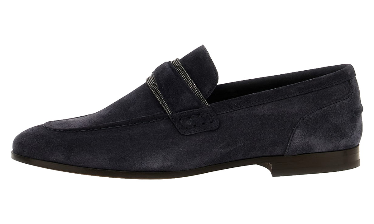 Suede Loafer Shoes WMNS "Night Sky" BRUN2552