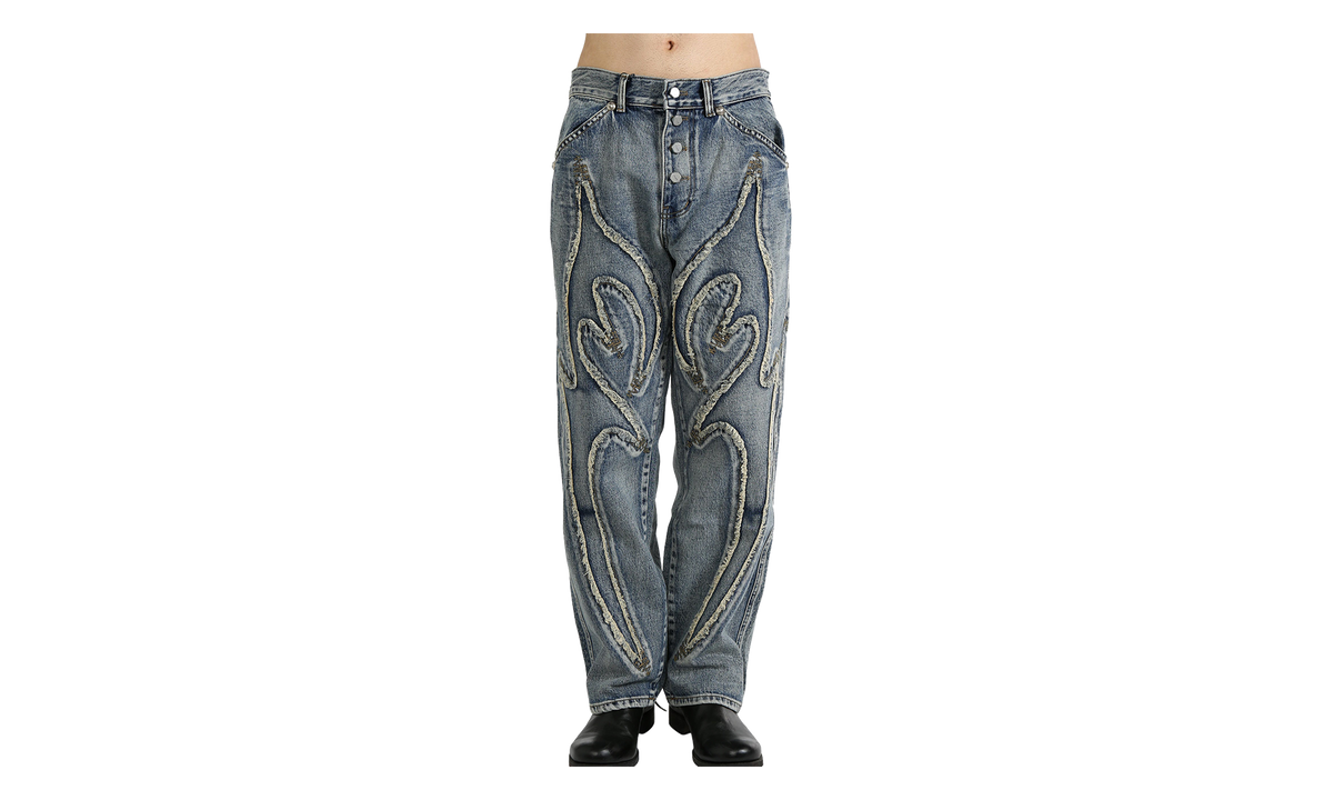 Tribal Denim Pants "Blue" TC23PT0701