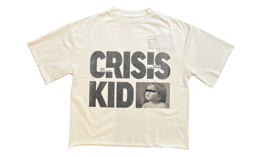 Crisis Kid Tee "Cream" AST036