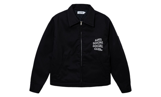Contrast Stitch Jacket "Black" ASSC096