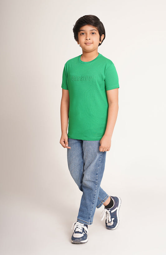 Boys Embossing Tee - BKT771325