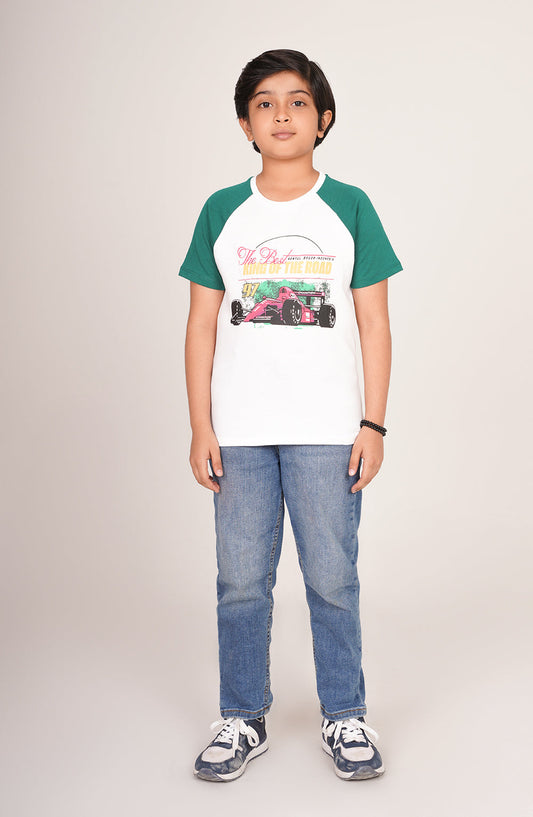 Boys Printed Tee - BKT778325