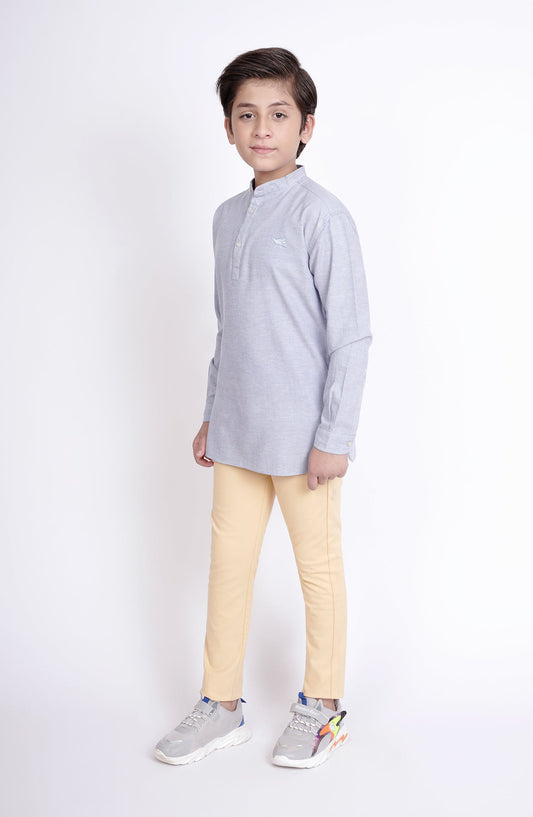 Boys Half Placket Shirt - BW708B123