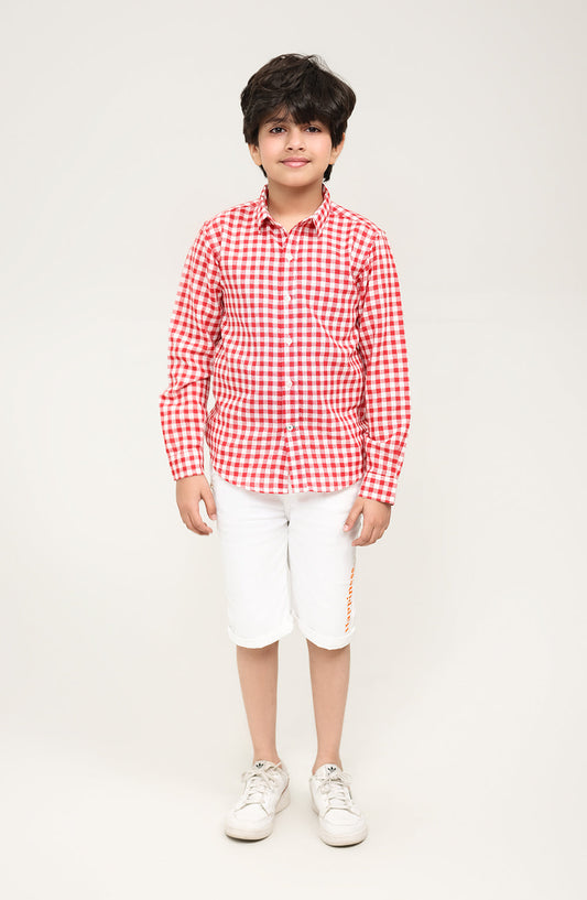 Boys Checkered Shirt - BW711125