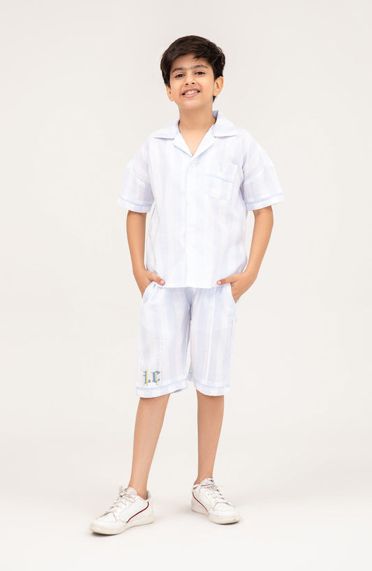 Boys Resort Collar Co-Ord Set - BWC704325