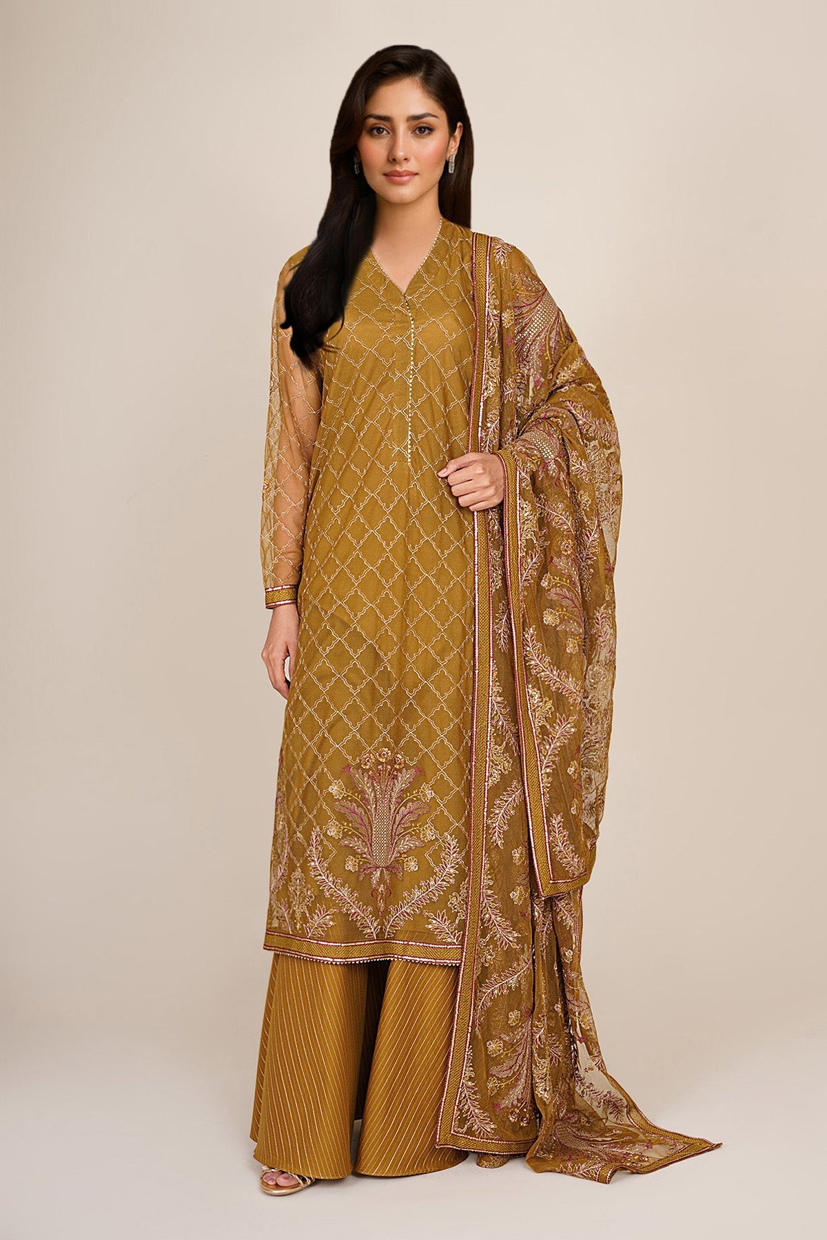 POLY NET  |  EMBROIDERED