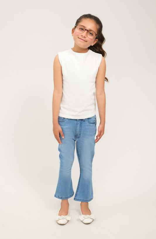 Girl Sleeveless T-Shirt - GKT701125