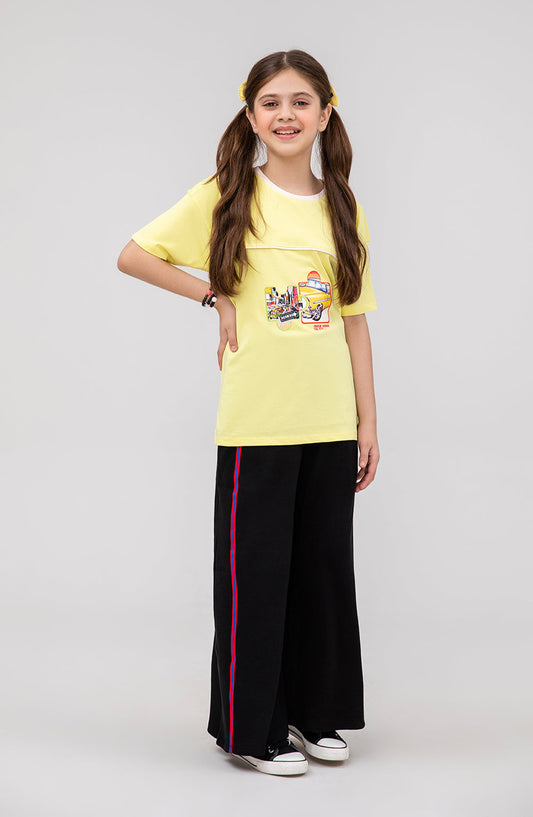Girl Boxy Short Sleeve Crewneck - GKT713325