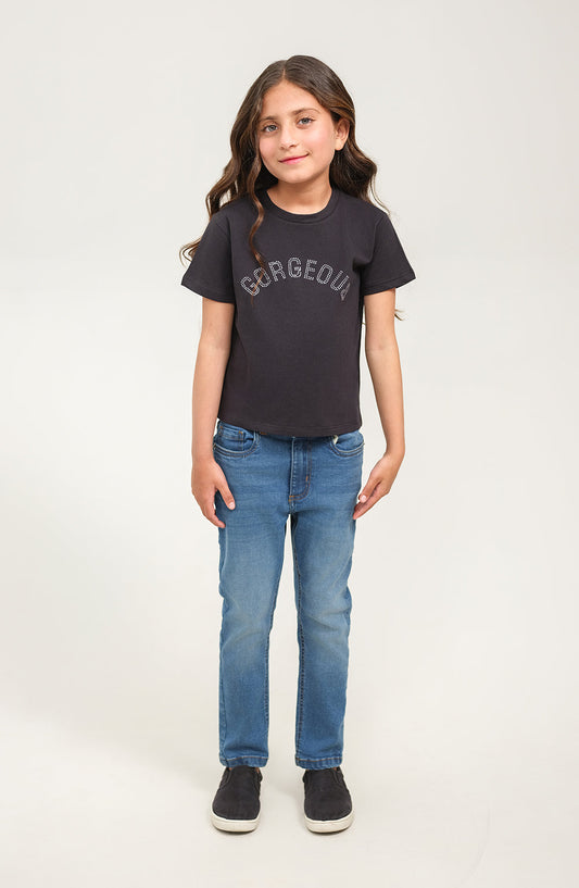 Girl Boxy T-Shirt - GKT718125