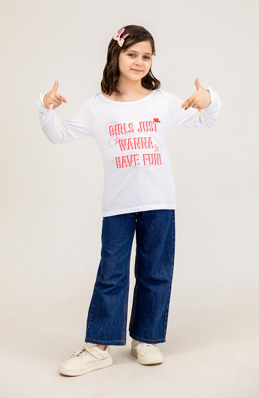 Girl Wanna Have Fun Tee - GKT720325
