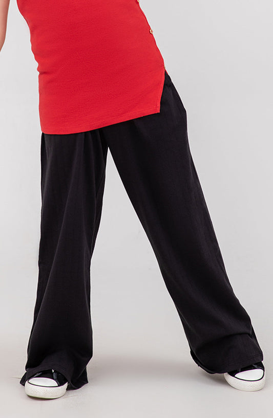 Girls Side Slit Tailored Pants - GWT720325