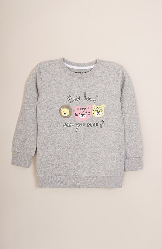Printed Sweatshirt - IBHK604425