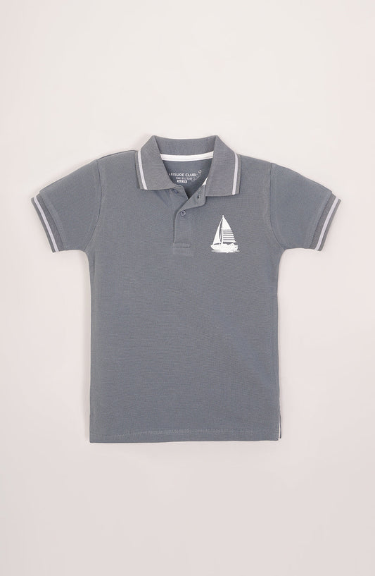 Boys Printed Polo - IBKP758325