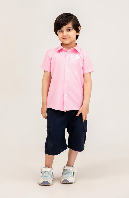 Boys Oxford Pink Shirt - IBW707125