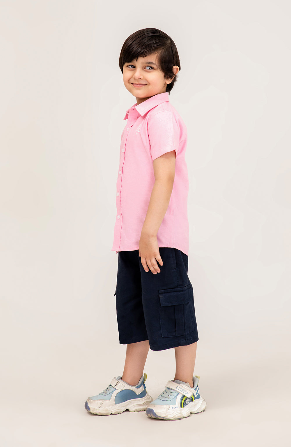 Boys Oxford Pink Shirt - IBW707125