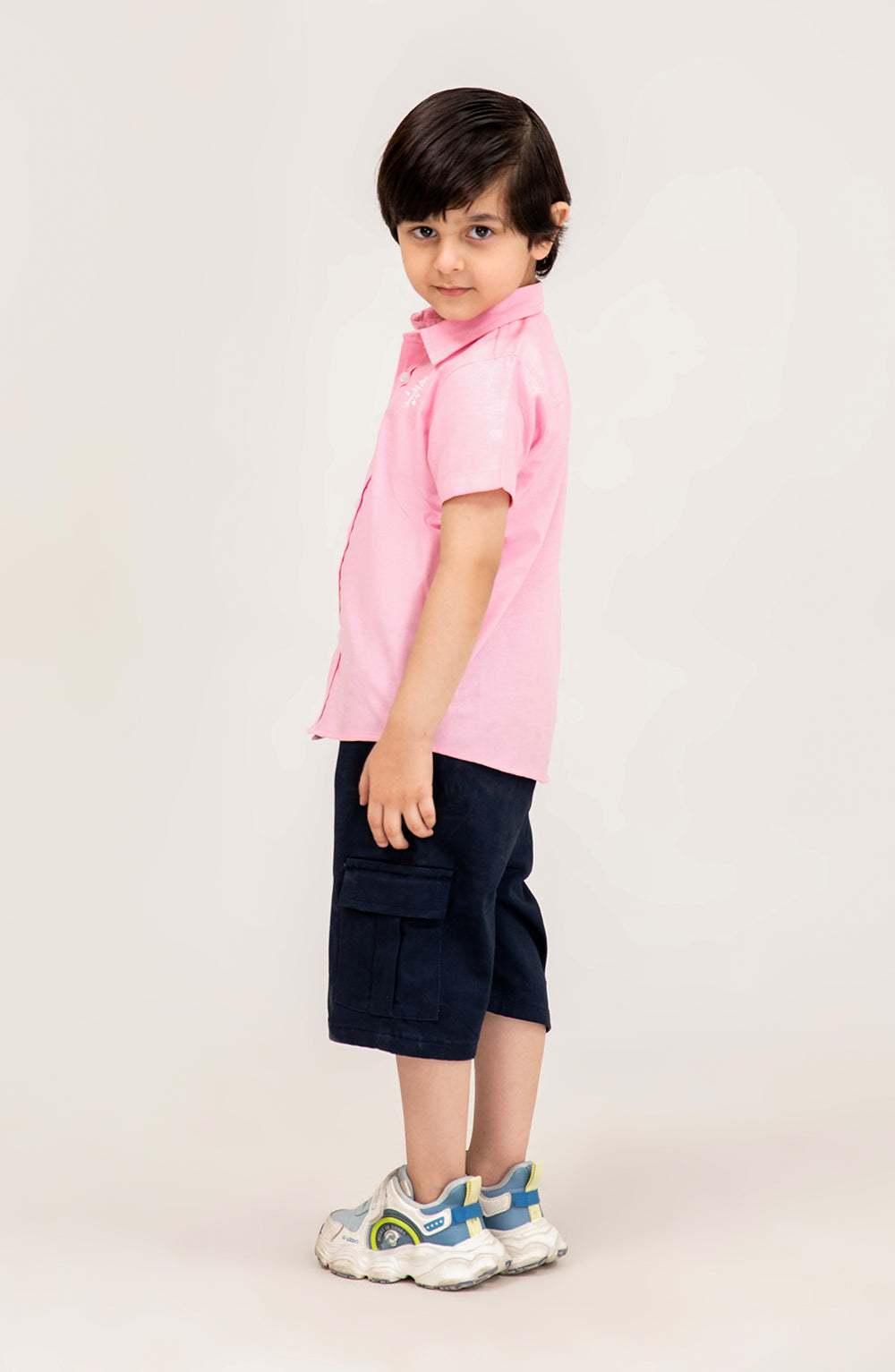 Boys Oxford Pink Shirt - IBW707125
