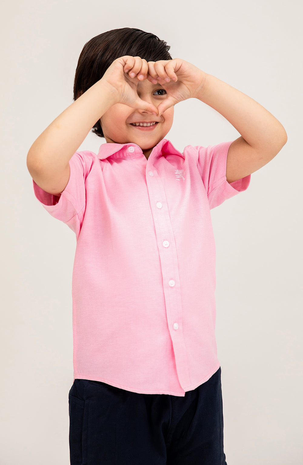 Boys Oxford Pink Shirt - IBW707125