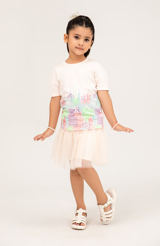 Girls Building Story Co-Ord Set - IGSU707325