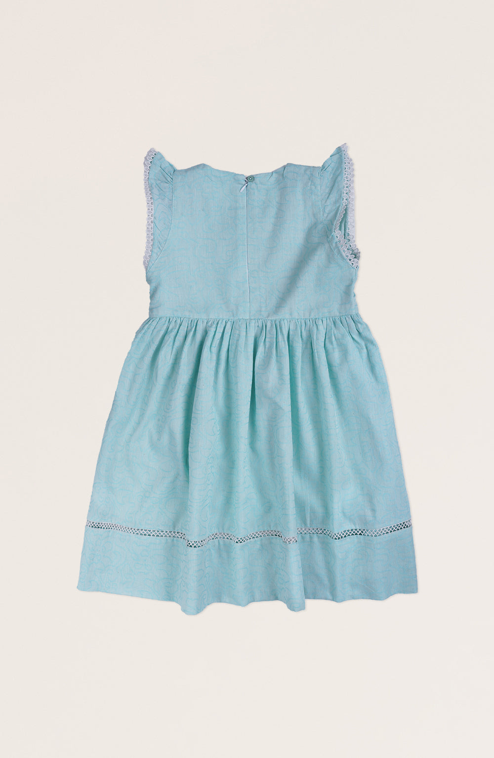 Girls Jacquard Laced Dress - IGWD716325